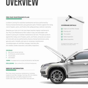 Plus Care Sell Sheet (Quantity 5)