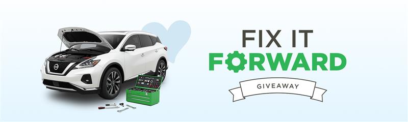 Fix It Forward giveaway banner